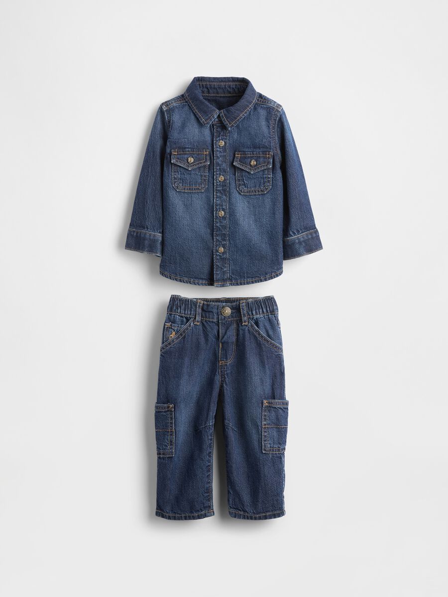 Set in denim per neonati_0