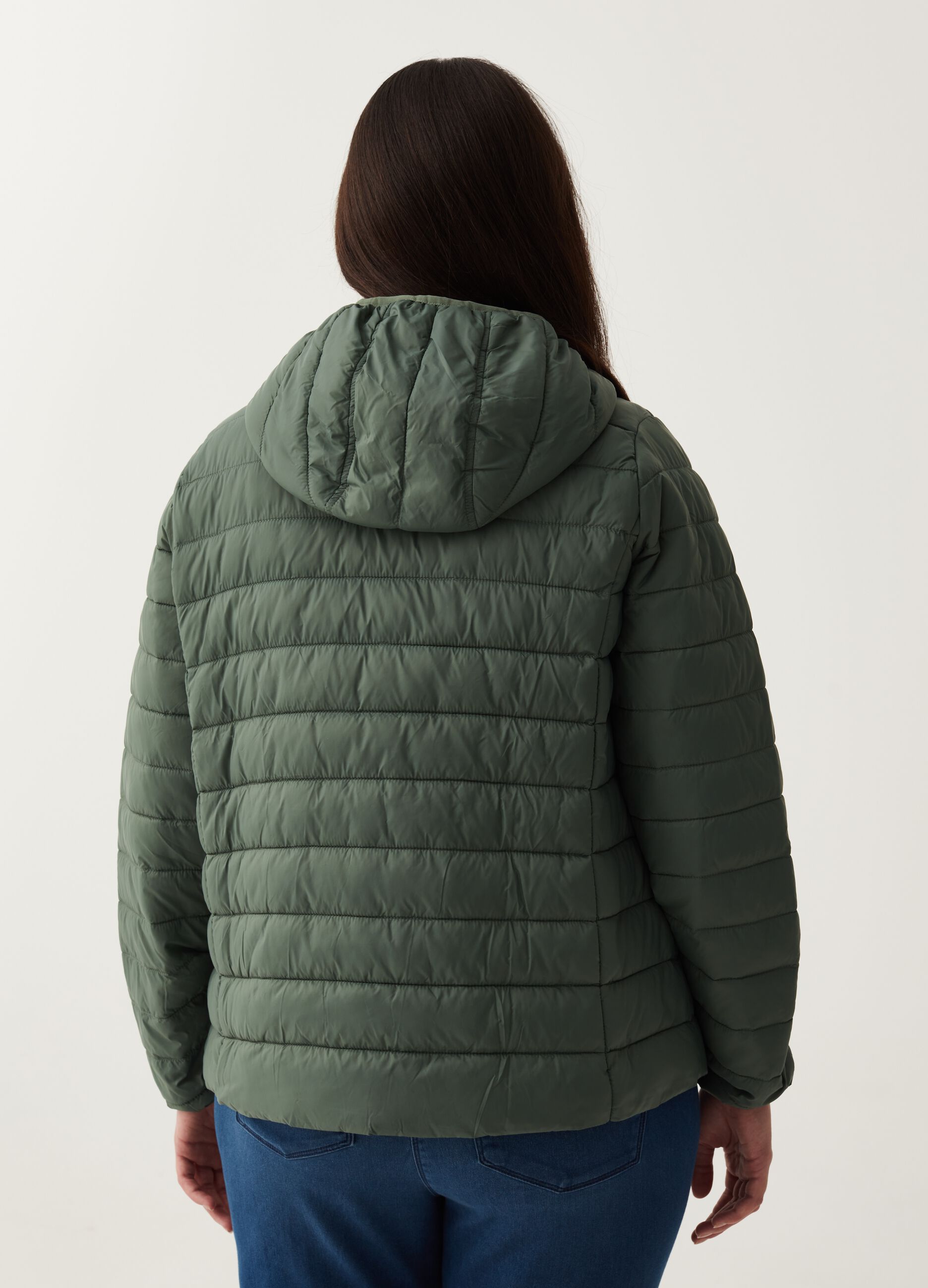 Piumino ultralight con cappuccio Curvy_2