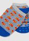 Children's multicolour cotton socks with elastic Superman design_2