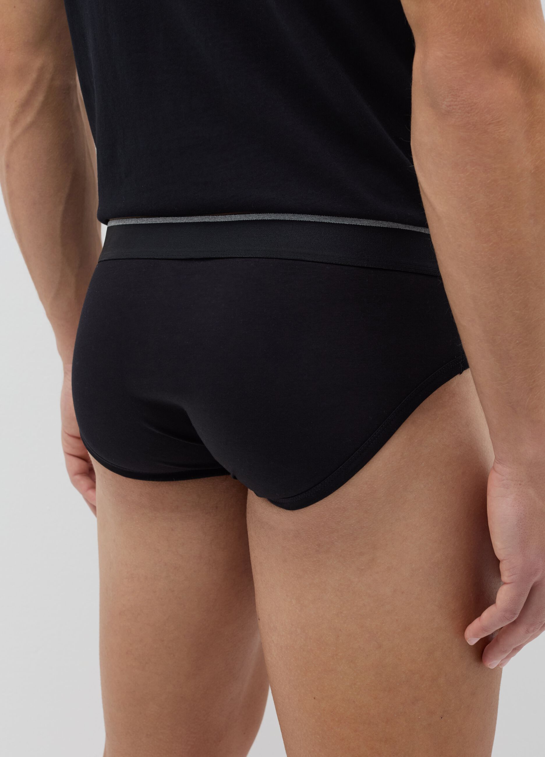 Bipack slip in cotone Supima piping a contrasto