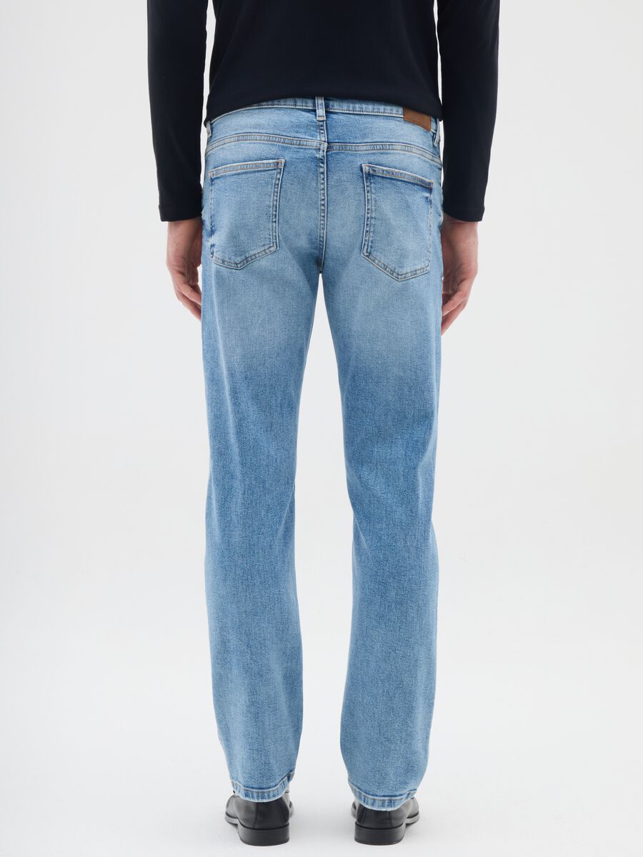 Stretch Denim Blue Jeans_2