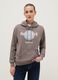 Grey pure cotton sweatshirt regular fit with Hard Rock Cafe logo_0