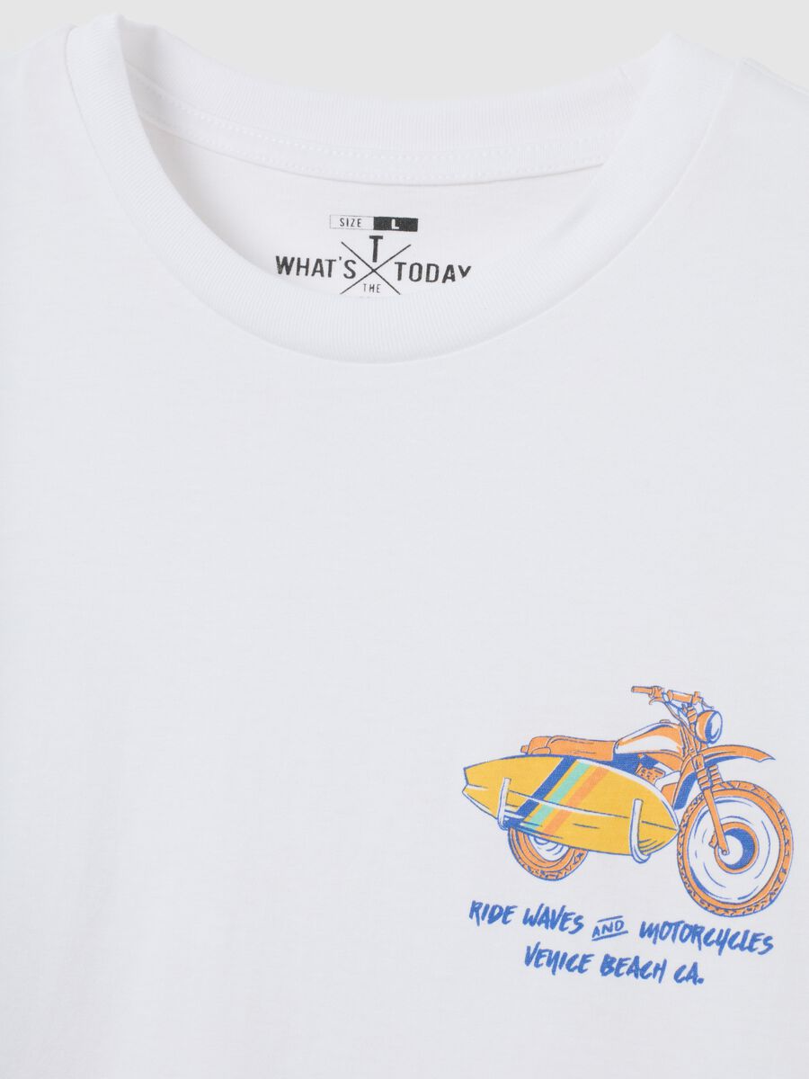 Men's White Pure Cotton T-Shirt Regular Fit_1