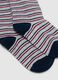 Children's Multicolour Cotton Blend Long Socks Twin Pack_1