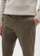 Green chino trousers in stretch cotton blend slim fit_3