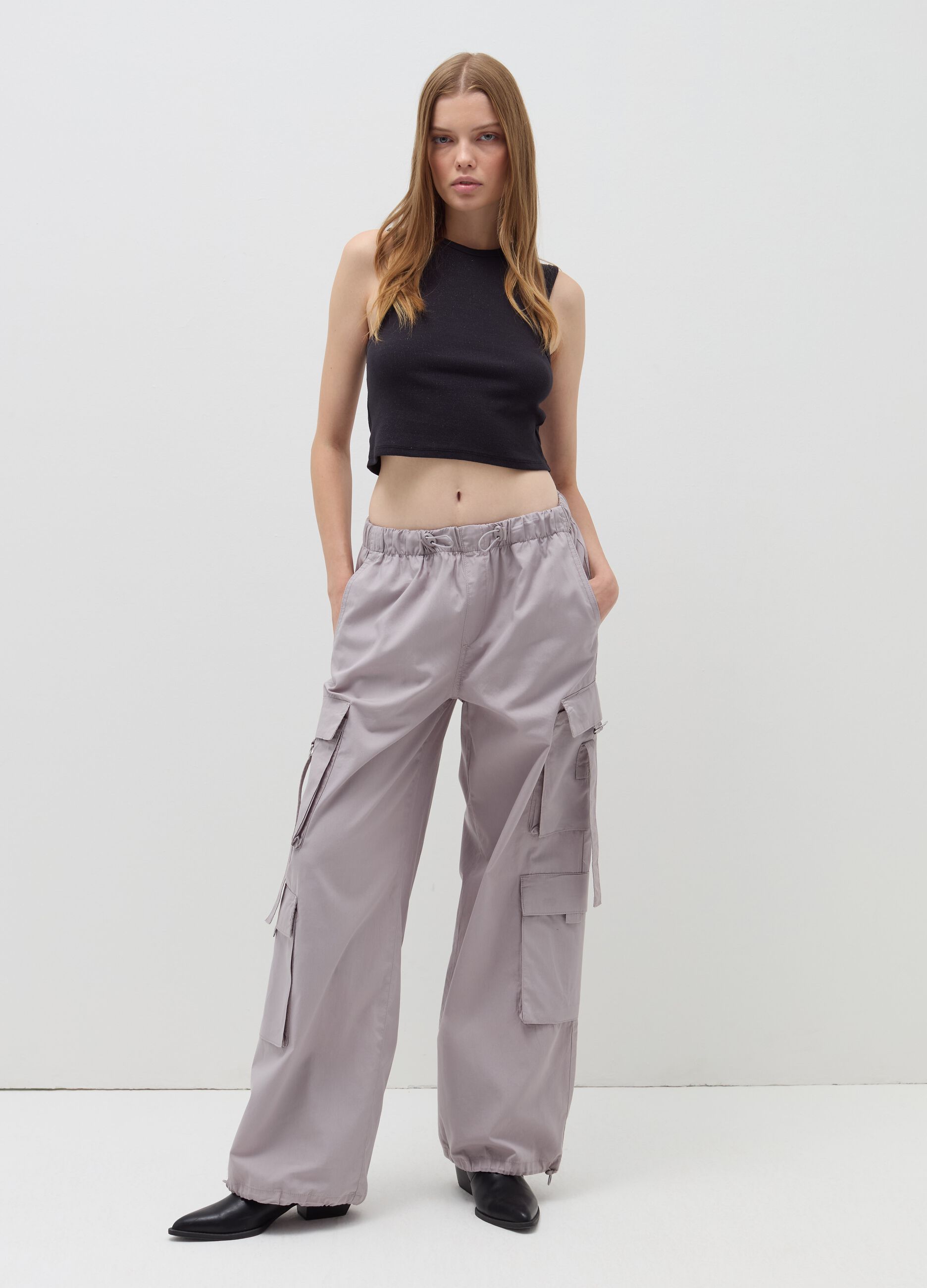 Pantaloni Donna Grigio OVS