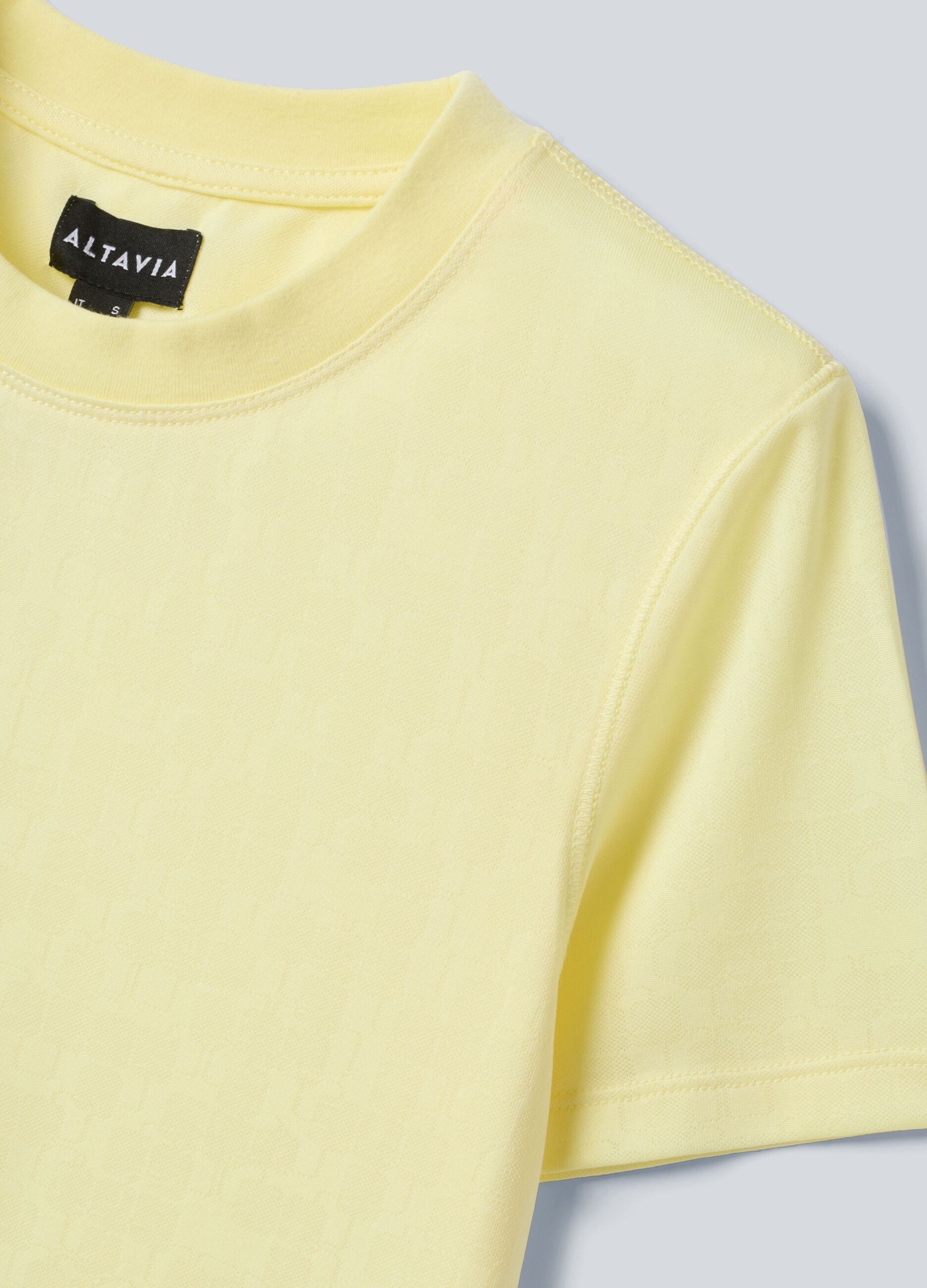 Yellow technical sports T-shirt ALTAVIA COURT