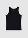Men's Black Pure Cotton Vest_4