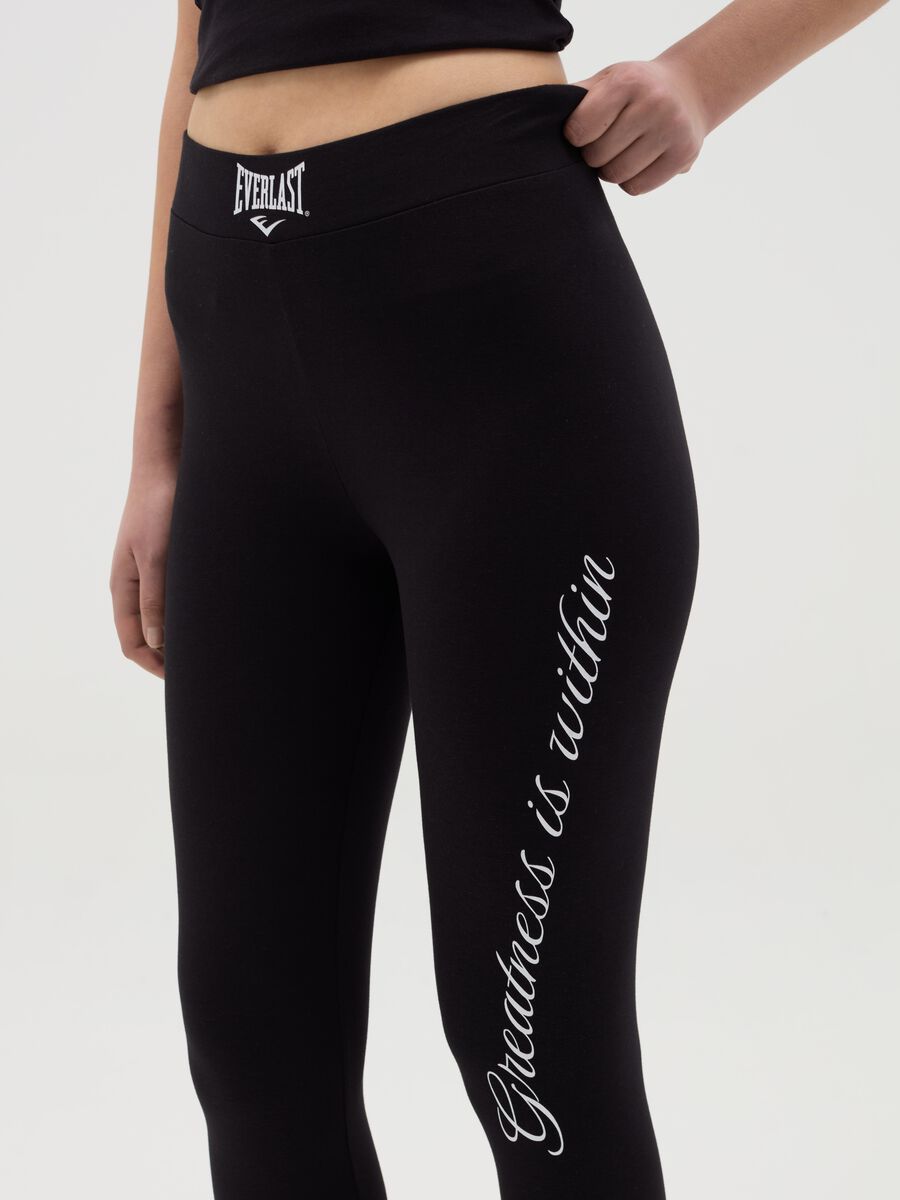Cropped leggings with print_3