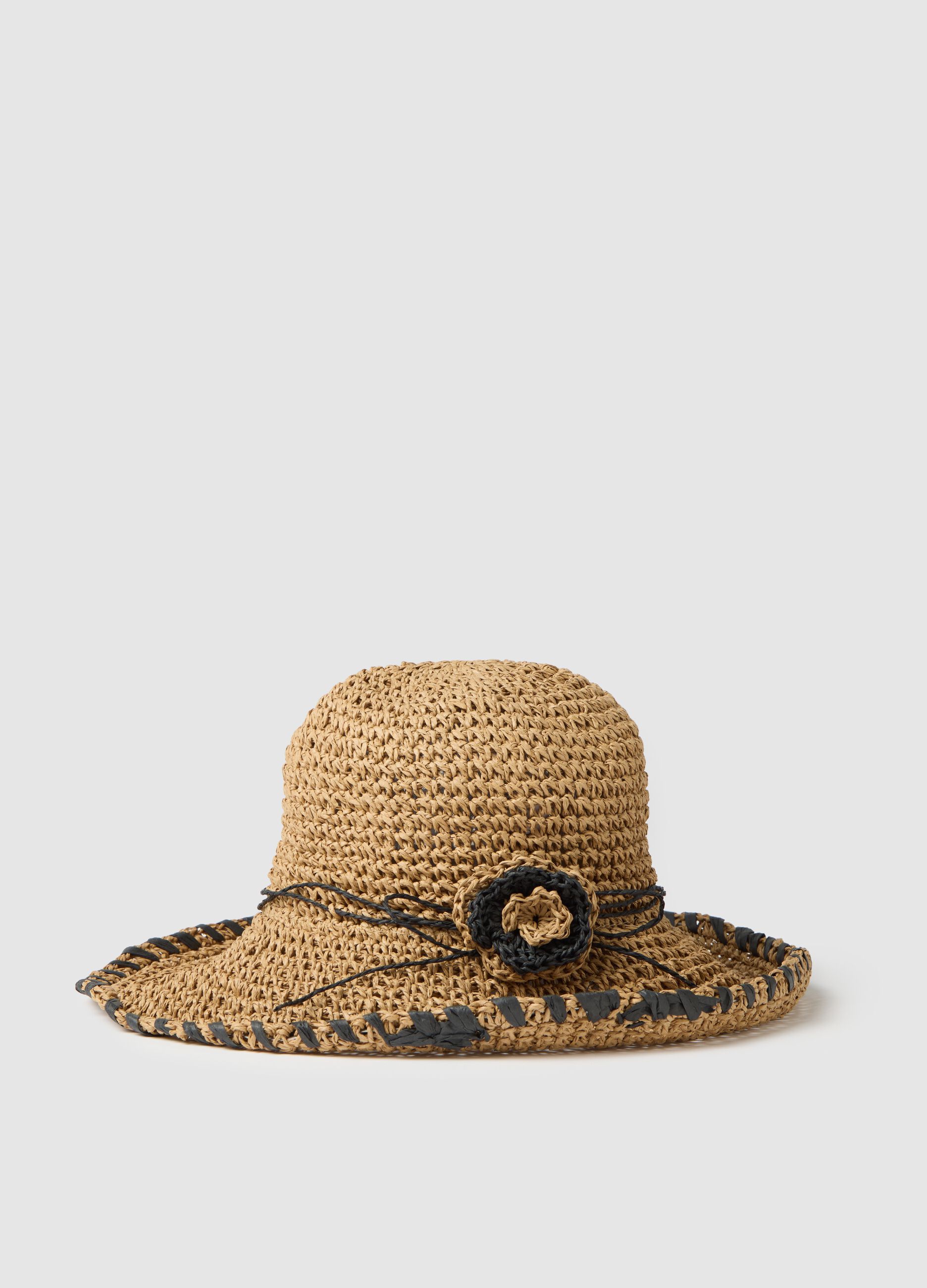 Women's Hat in Pure Multicolour Paper