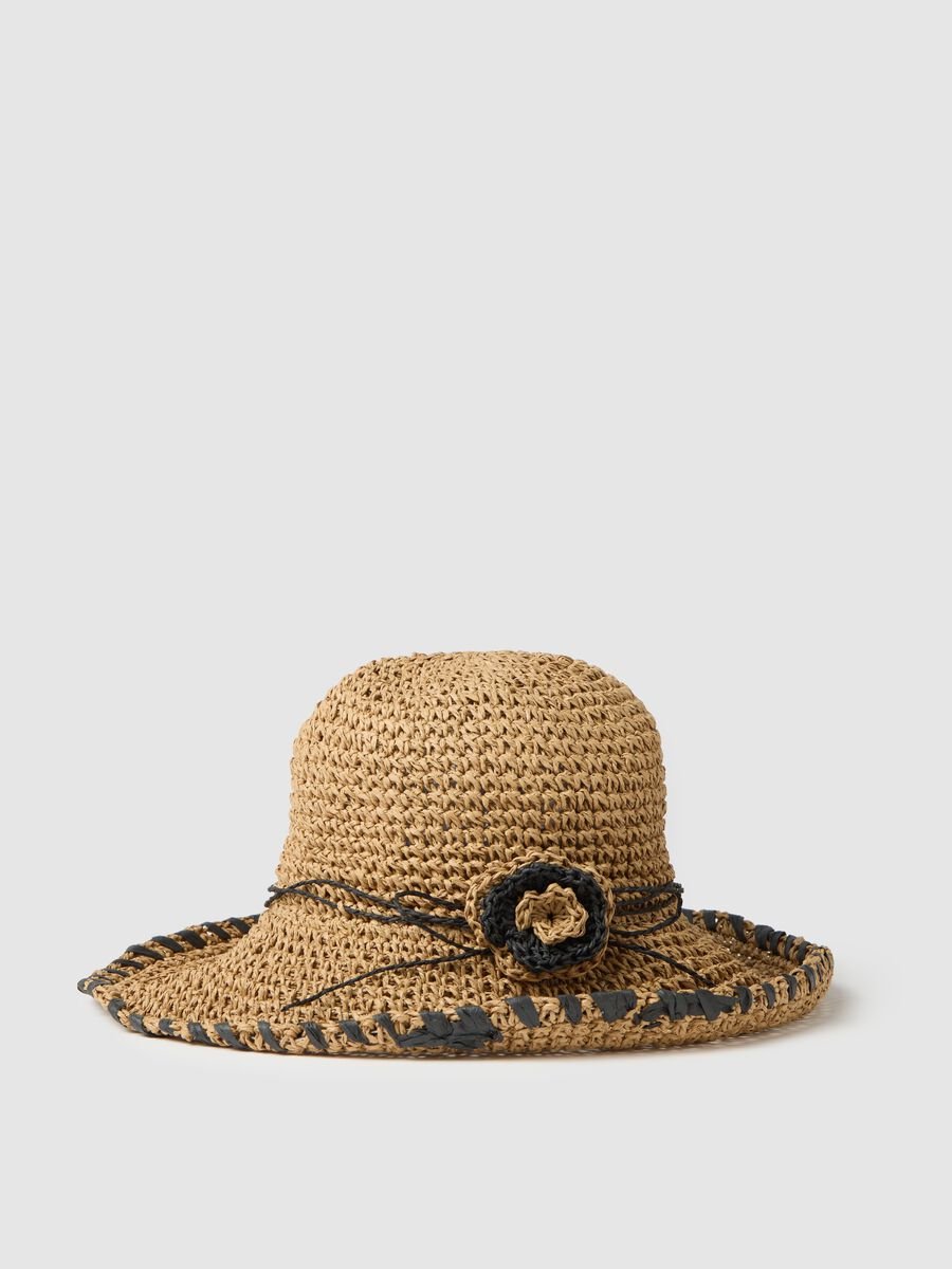 Women's Hat in Pure Multicolour Paper_1