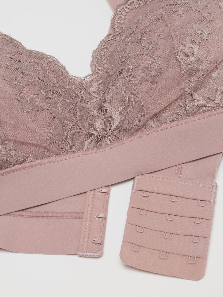 Reggiseno bralette The Nude Contemporary Lace con dettagli in pizzo_5