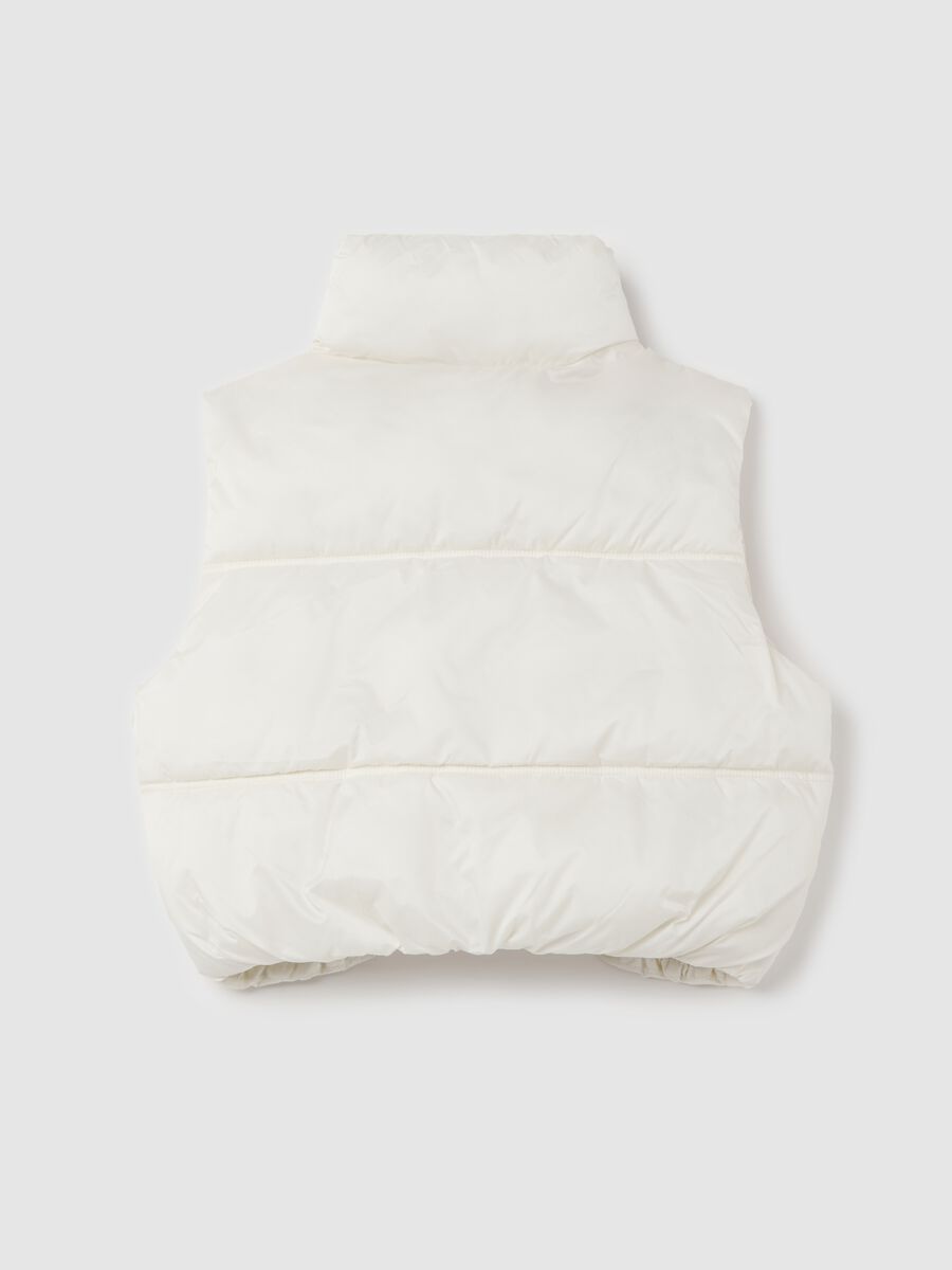 Gilet trapuntato in tessuto idrorepellente _4