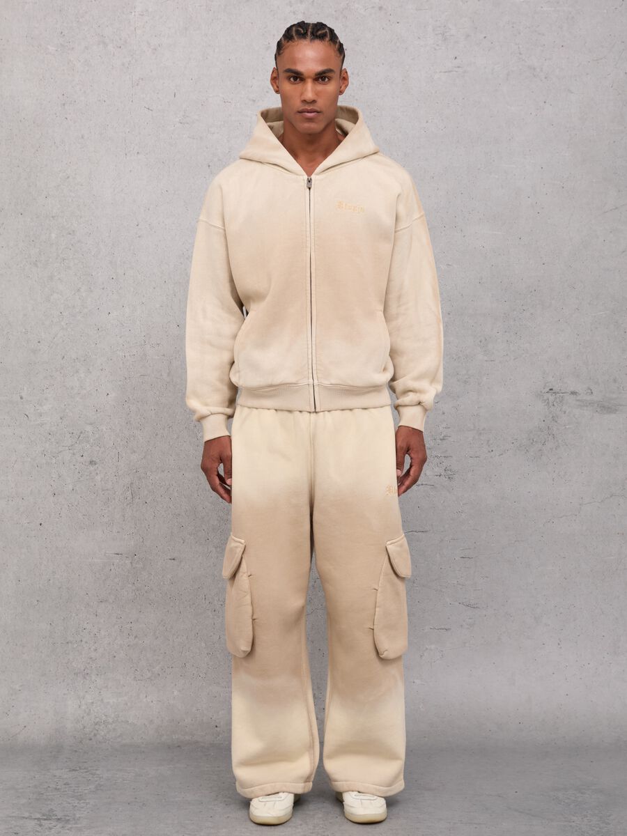 Sunfaded Cargo Sweatpants Vintage Sand_1