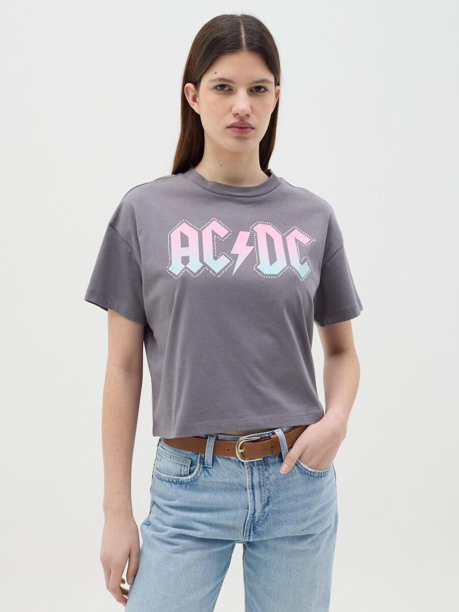 T-shirt with AC/DC print_0