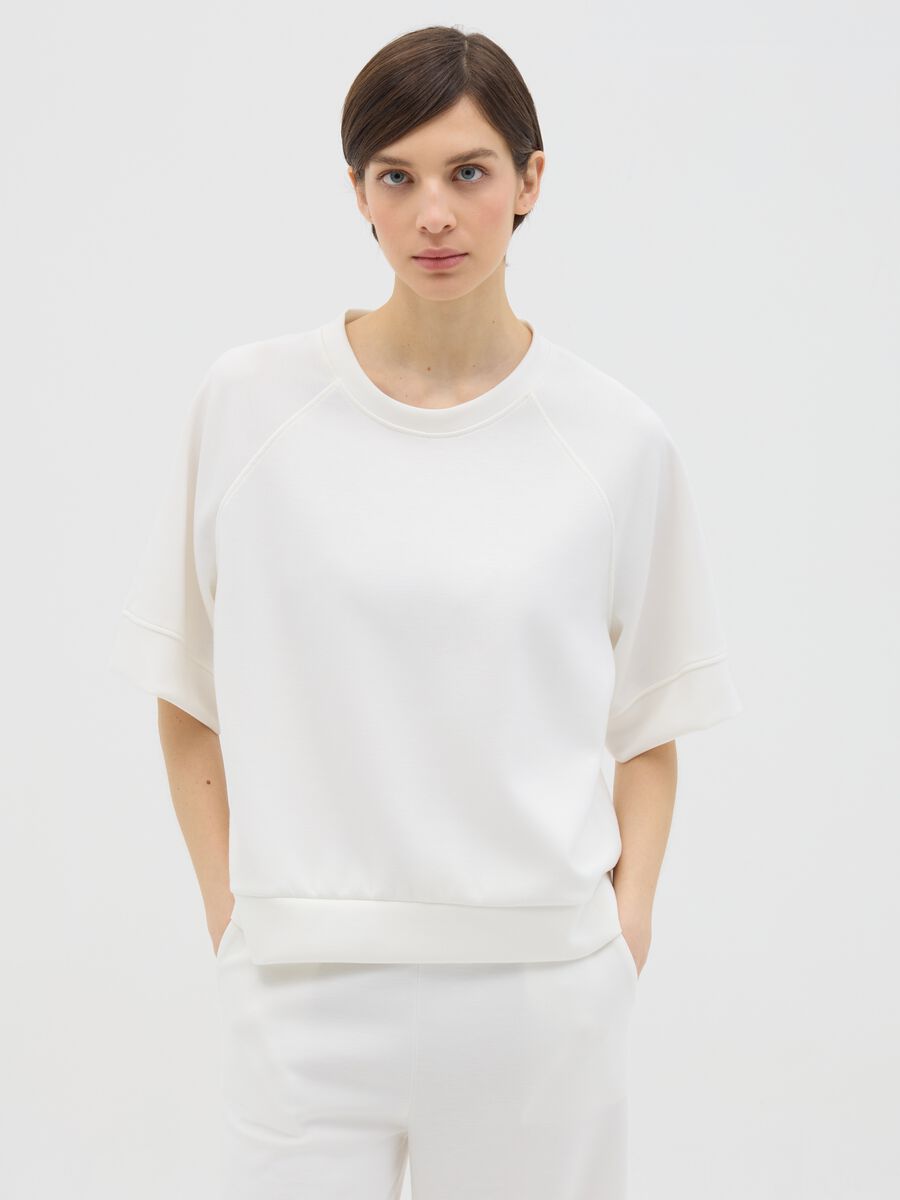 White top with kimono sleeves_0