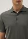 Grey pure cotton polo shirt regular fit_3