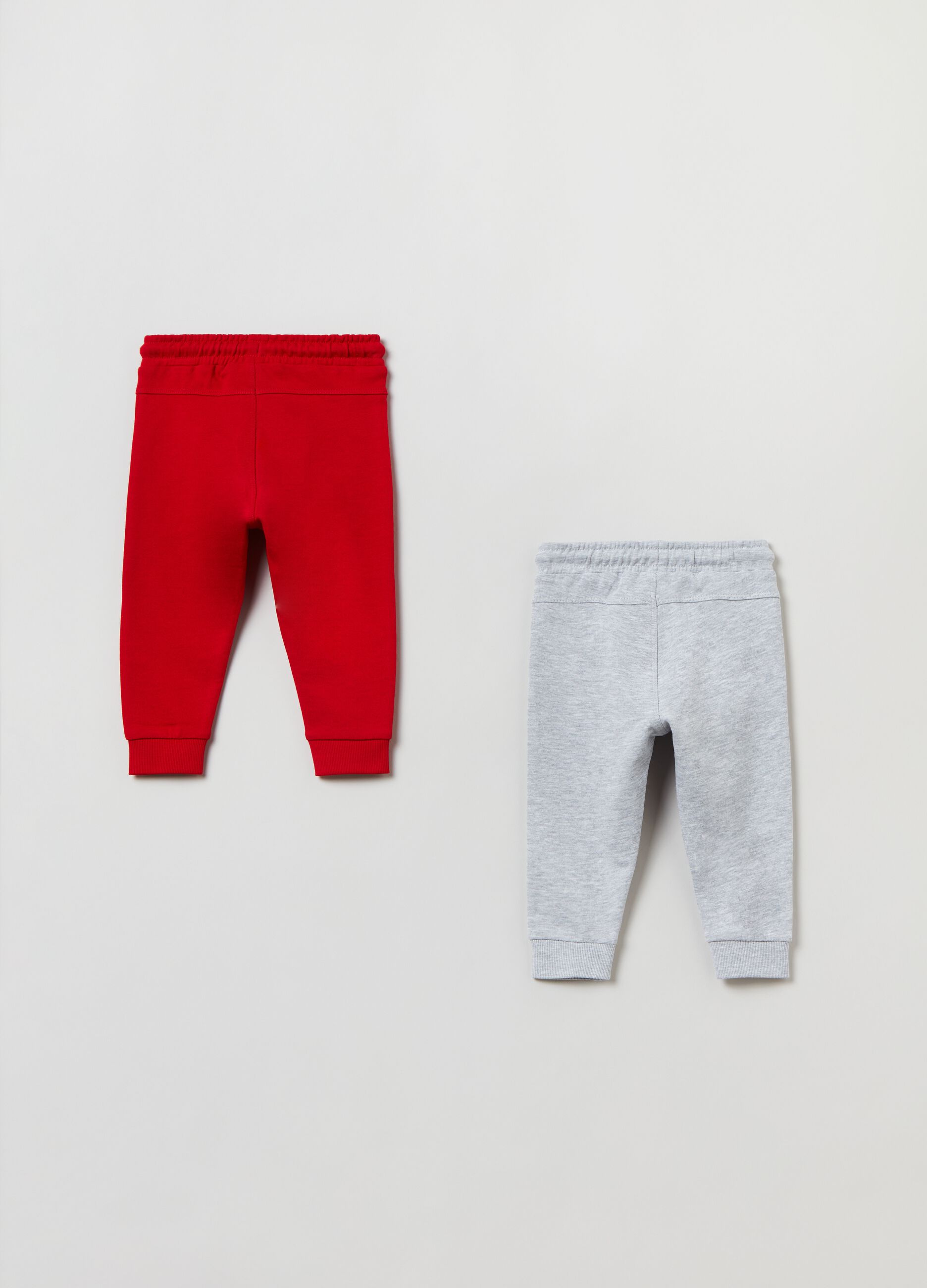 Bipack joggers in felpa con coulisse_1