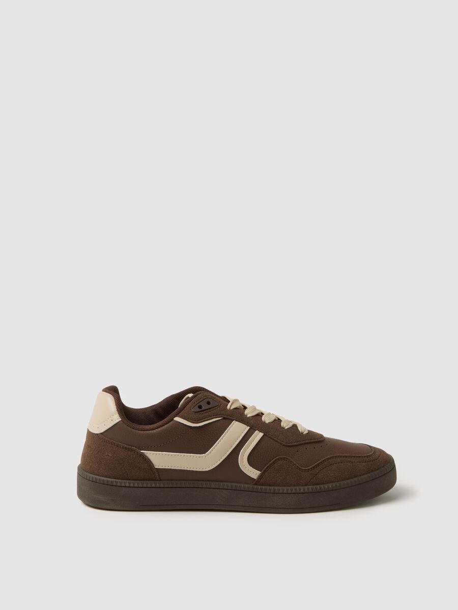 Sneakers basse marroni_0