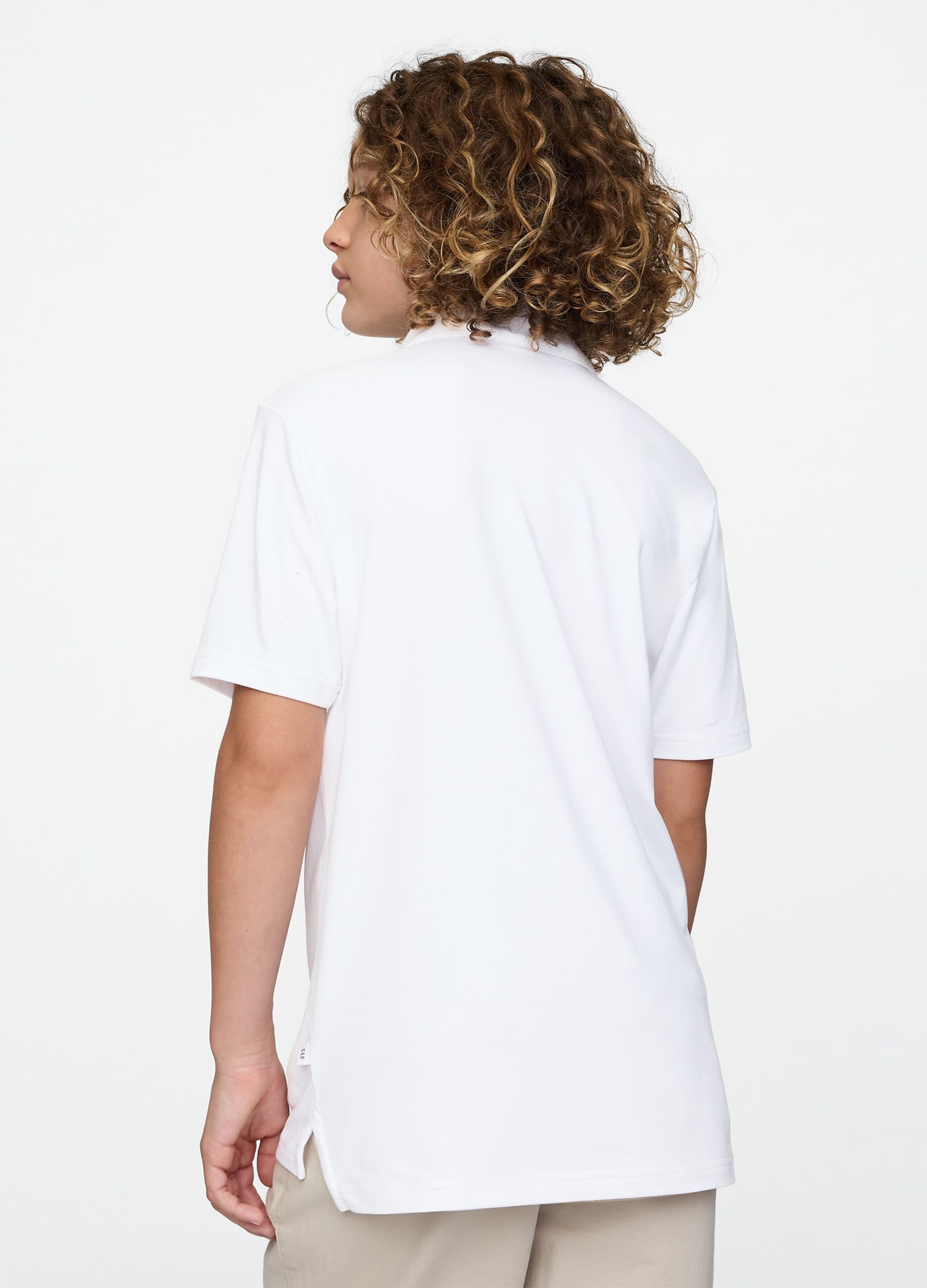 Short Sleeve Stretch Fabric Polo by GAP Kids