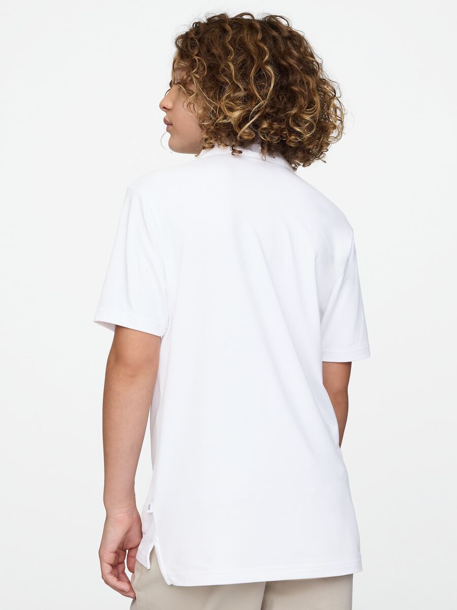 Short Sleeve Stretch Fabric Polo by GAP Kids_2