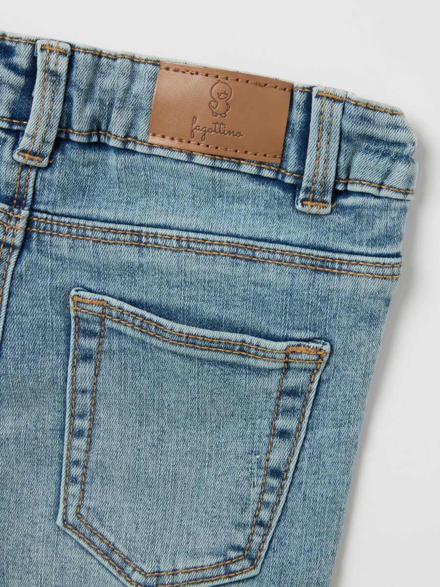 Children's Blue Stretch Denim Jeans_3
