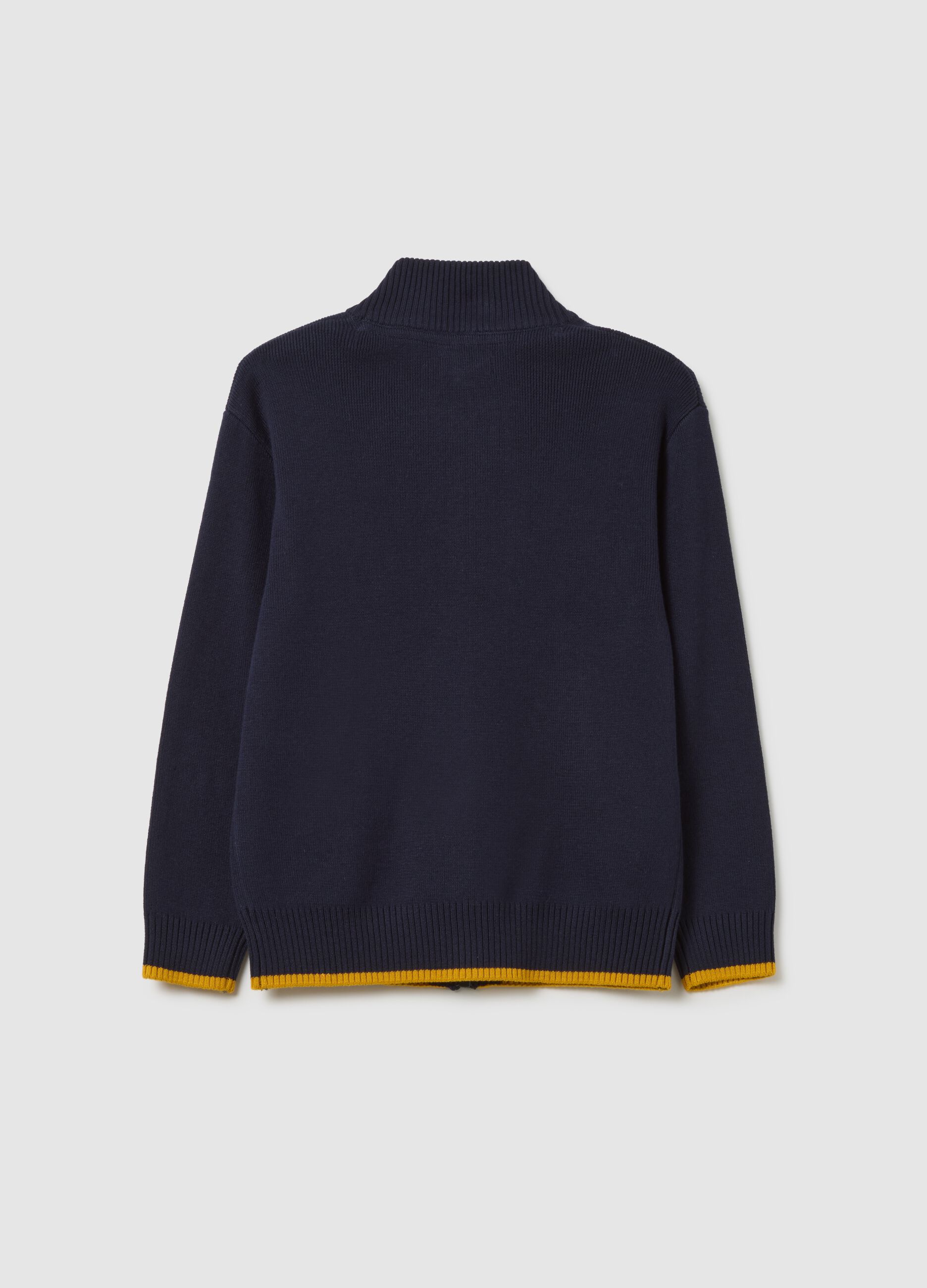 Children's blue pure cotton cardigan regular fit