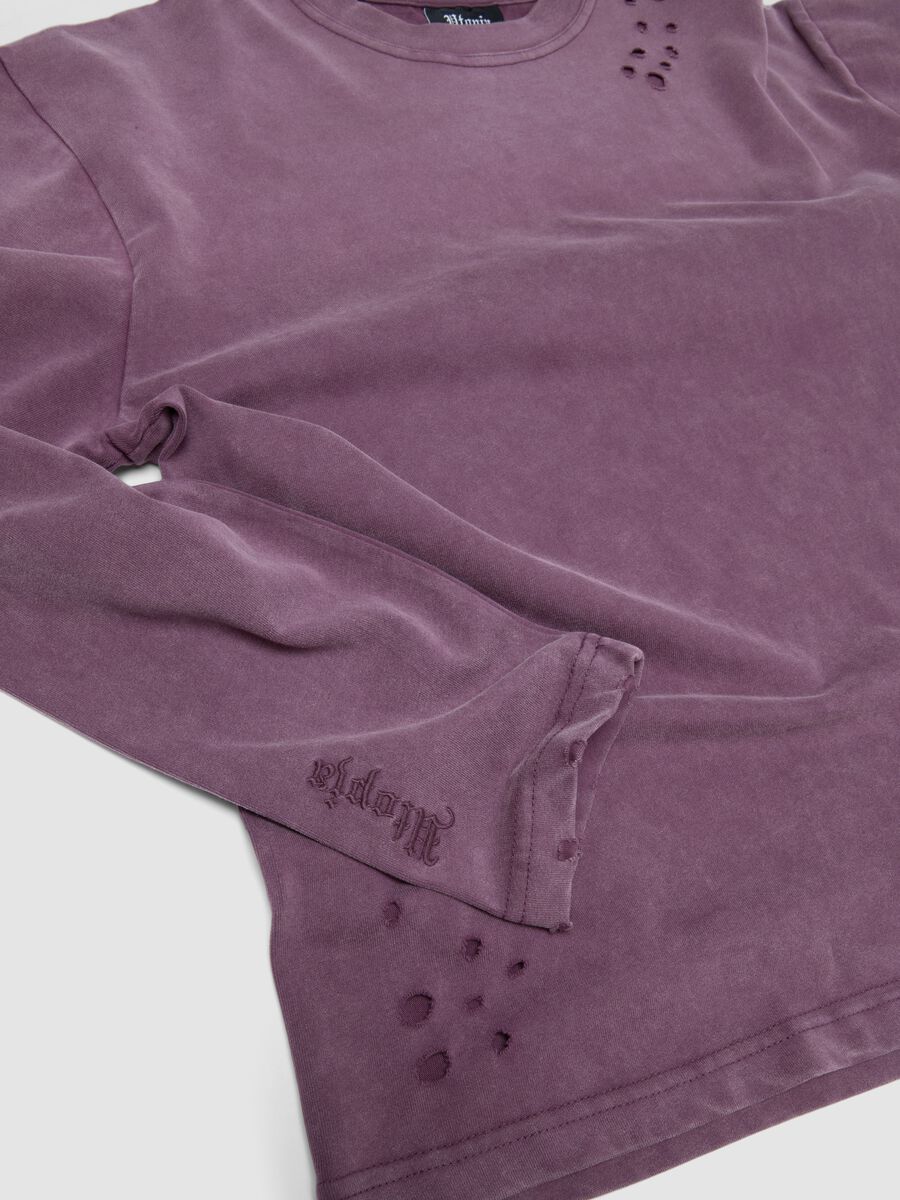 Double Longsleeve Sunfaded Burgundy_8