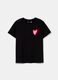 T-shirt with heart print_4