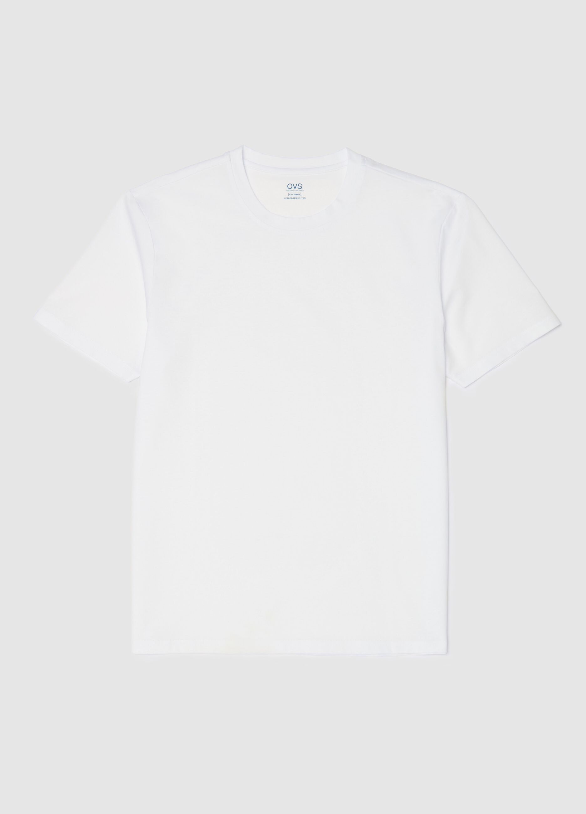 Undershirt in mercerised cotton