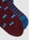3-pack of multicolour patterned ankle socks in stretch organic cotton_2