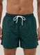 Green swim shorts with elasticated waistband_1