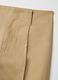 Pantaloni dritti in misto cotone beige regular fit_5