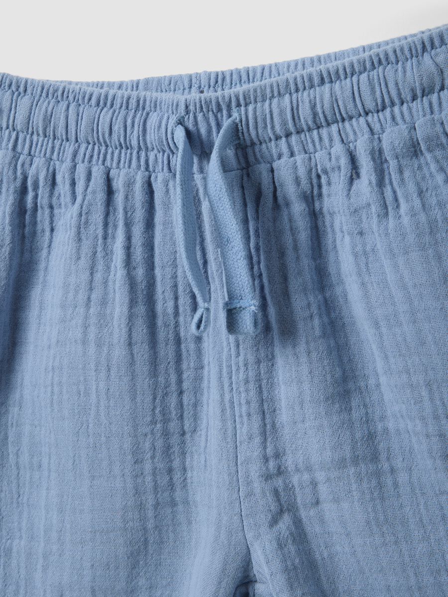 Set azzurro e bianco in puro cotone da bimbo Winnie-the-Pooh_3