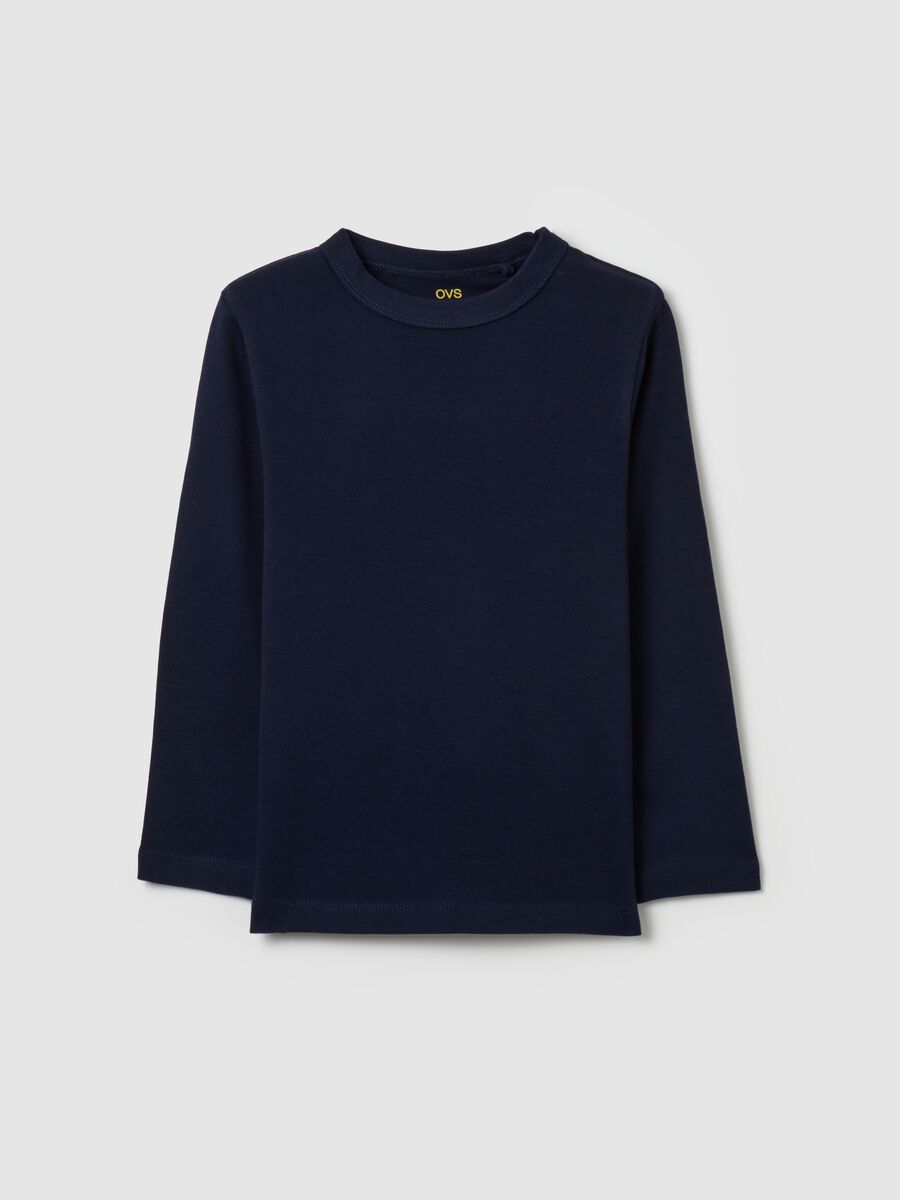 Essential long-sleeved T-shirt in organic cotton_0