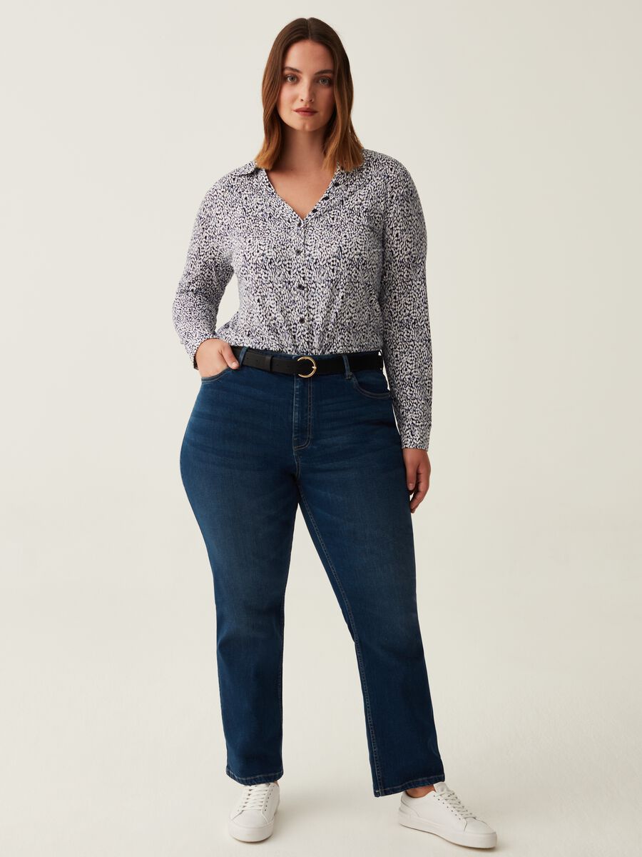 Camicia con stampa all-over Curvy_1