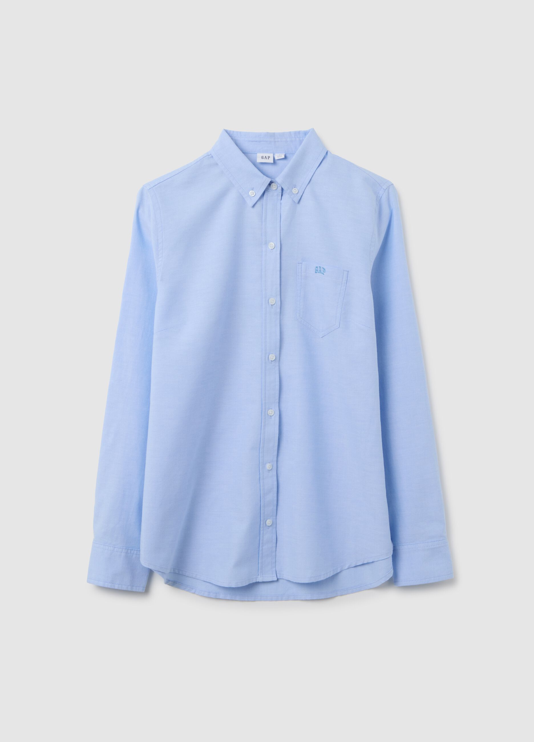 Blue Pure Cotton Shirt