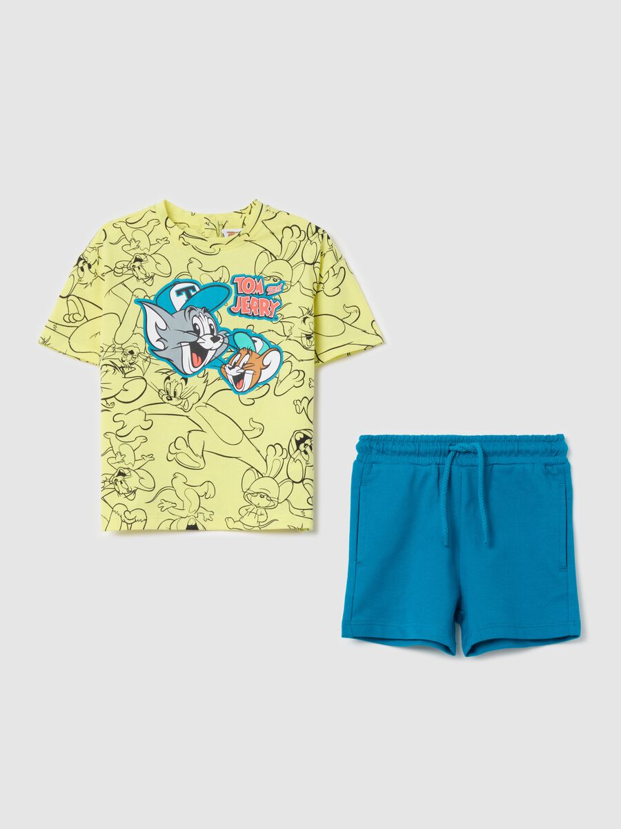 Cotton jogging set with Tom & Jerry print_0
