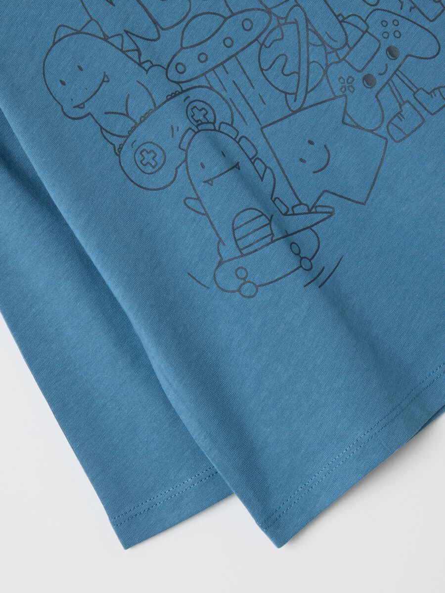 Children's pure cotton blue jumper_3
