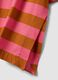 Pink striped pure cotton T-shirt_5