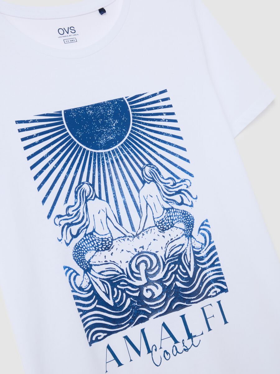 Regular fit multicolour pure cotton women's T-shirt_1