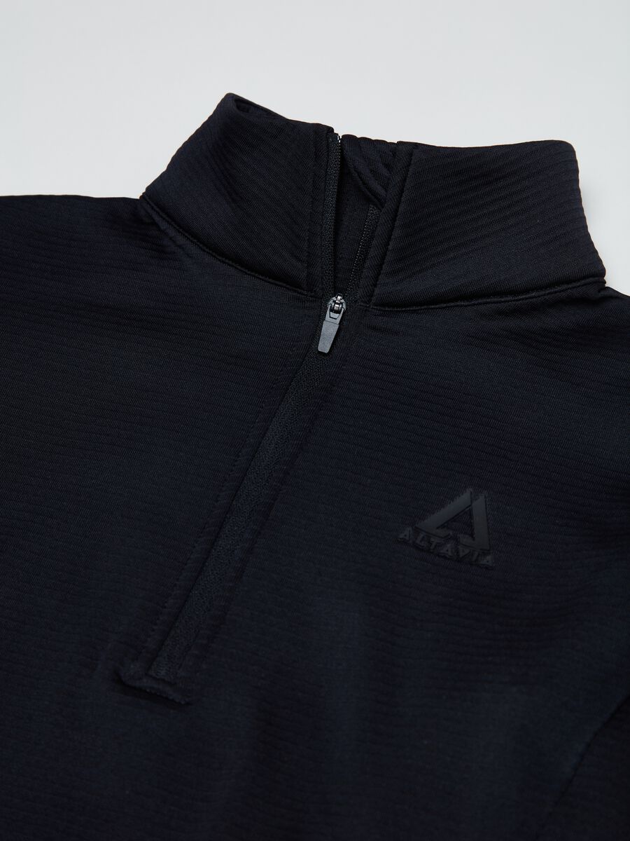 Dolcevita half-zip trama waffle Altavia by Deborah Compagnoni_4