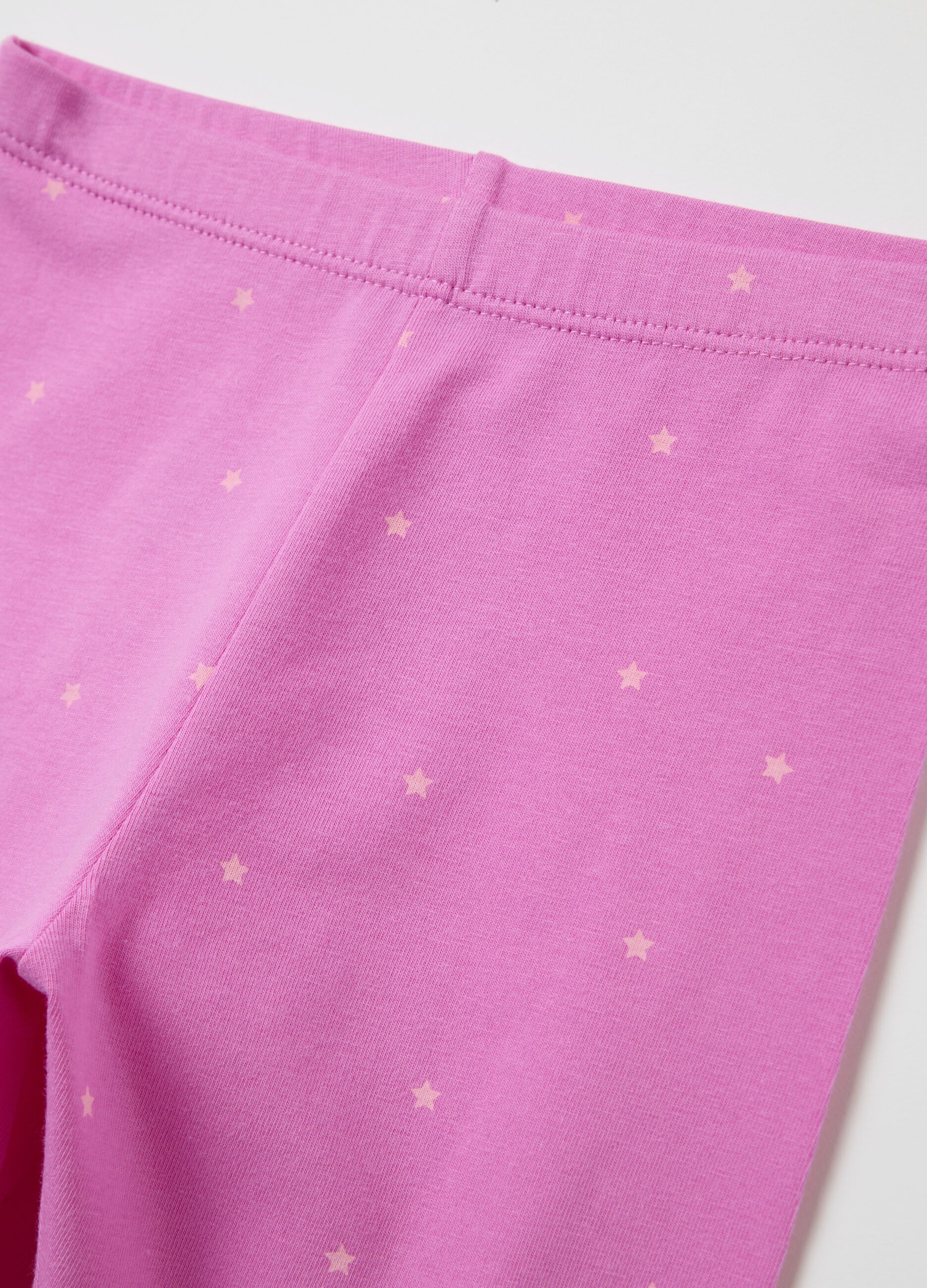 White and pink jogging set with Minnie Mouse and Figaro print