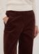 Brown The Iconic Pants straight-fit stretch cotton corduroy trousers_2