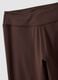 Brown skinny-fit stretch cotton leggings_5