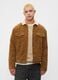 Short corduroy jacket with sherpa lining_0