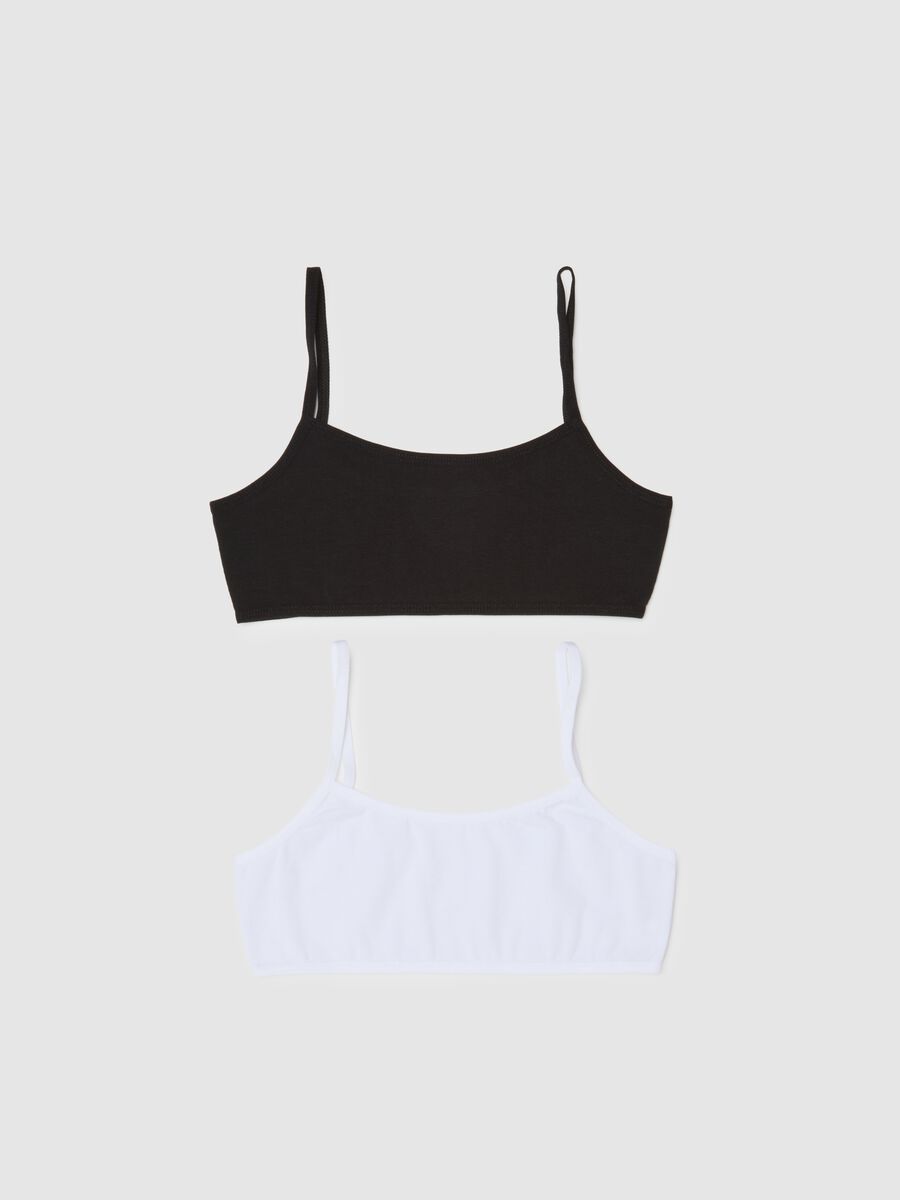 Girls' Cotton Multicolour Stretch Bra Tripack Set_0