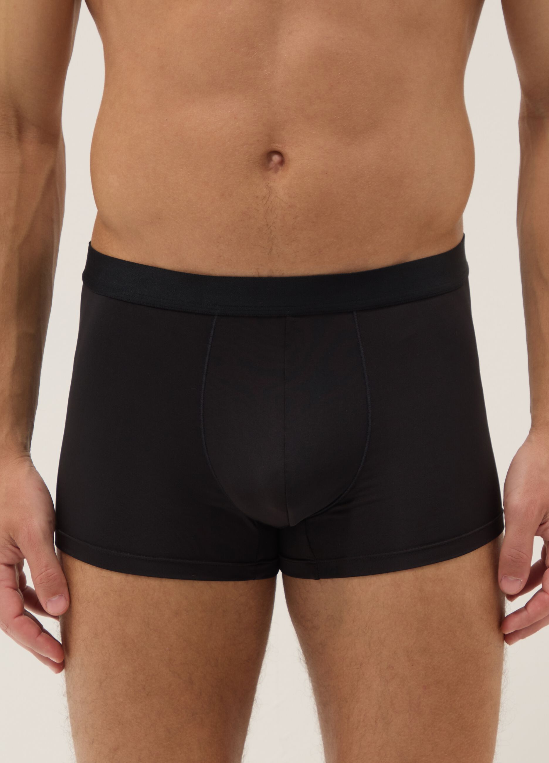 Tripack of Black Regular Fit Boxers