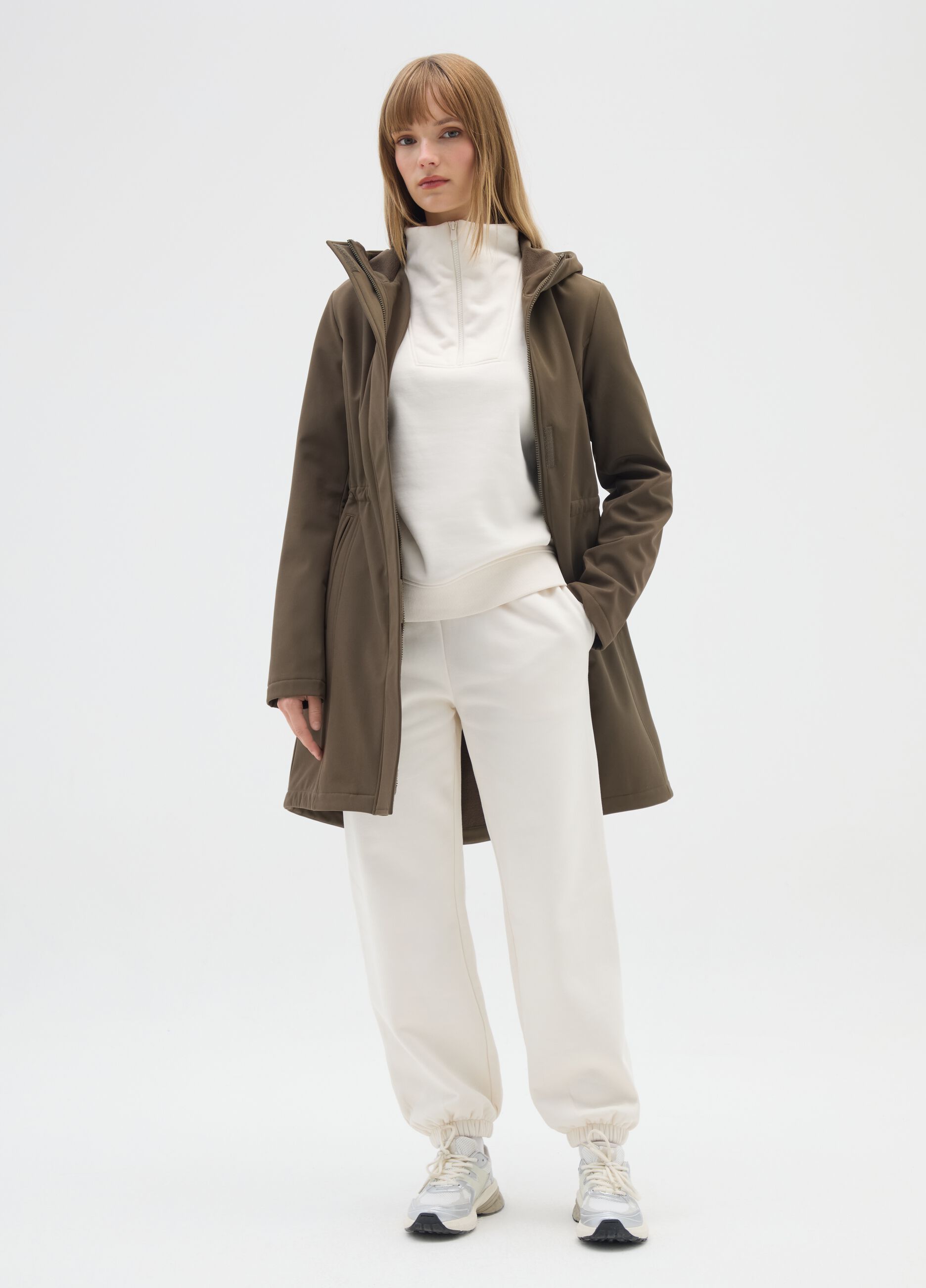 Brown Regular Fit Jacket