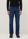 Comfort fit stretch cotton blue jeans_1